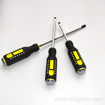 Household hardware tools can be knocked through the heart cross word screwdriver